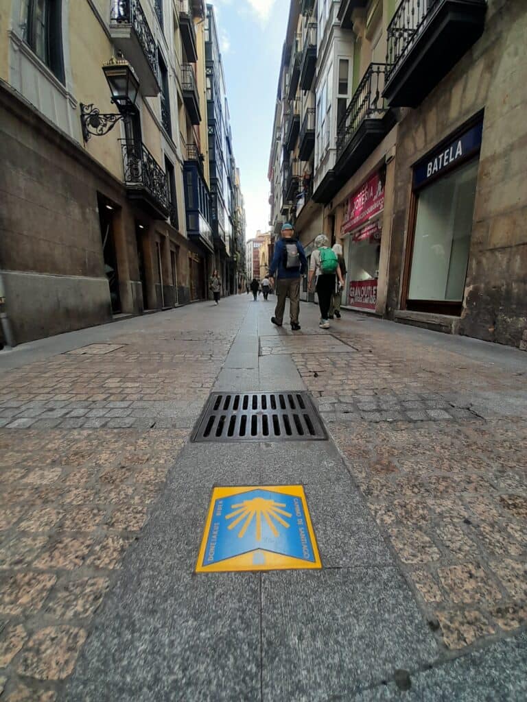The Camino de Santiago in Bilbao.