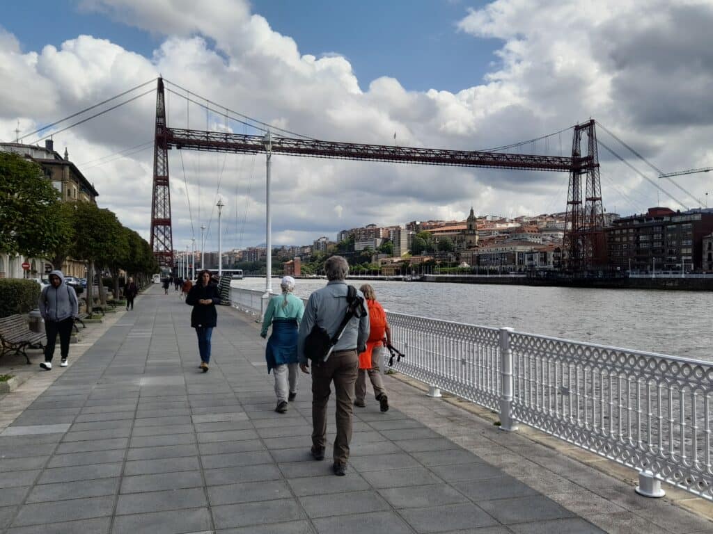 The Hanging Bridge in Portugalete and Getxo