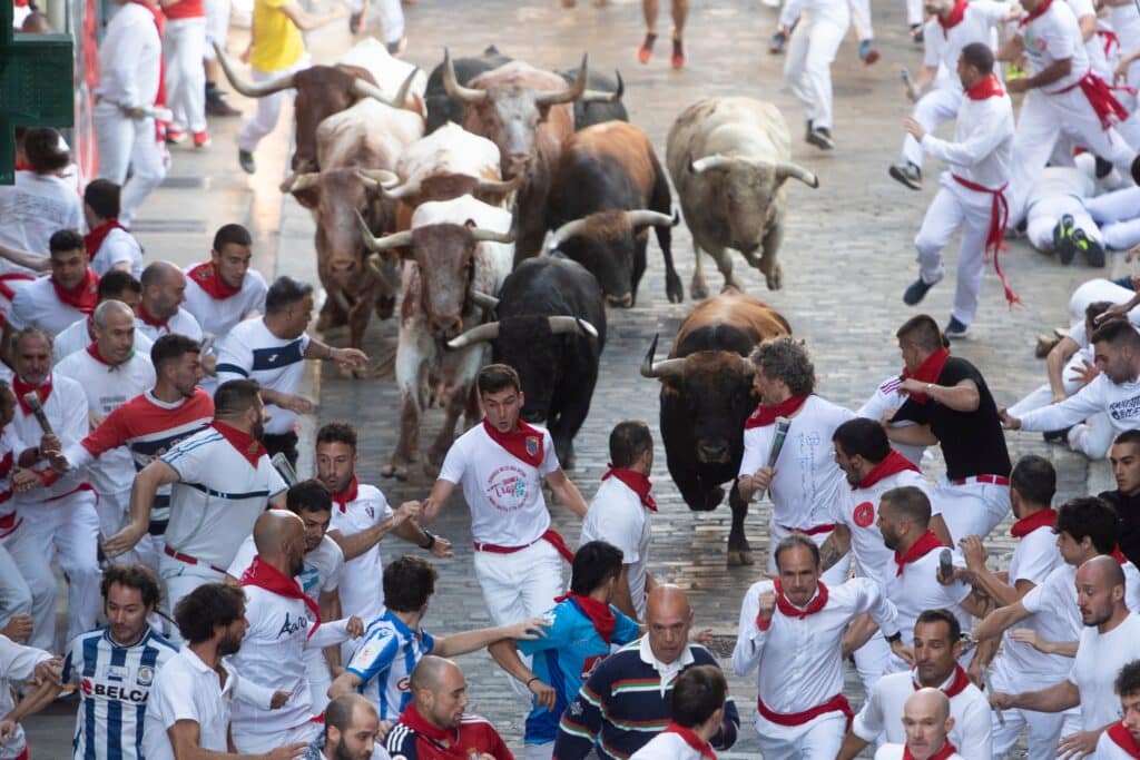 The San Fermines in Pamplona