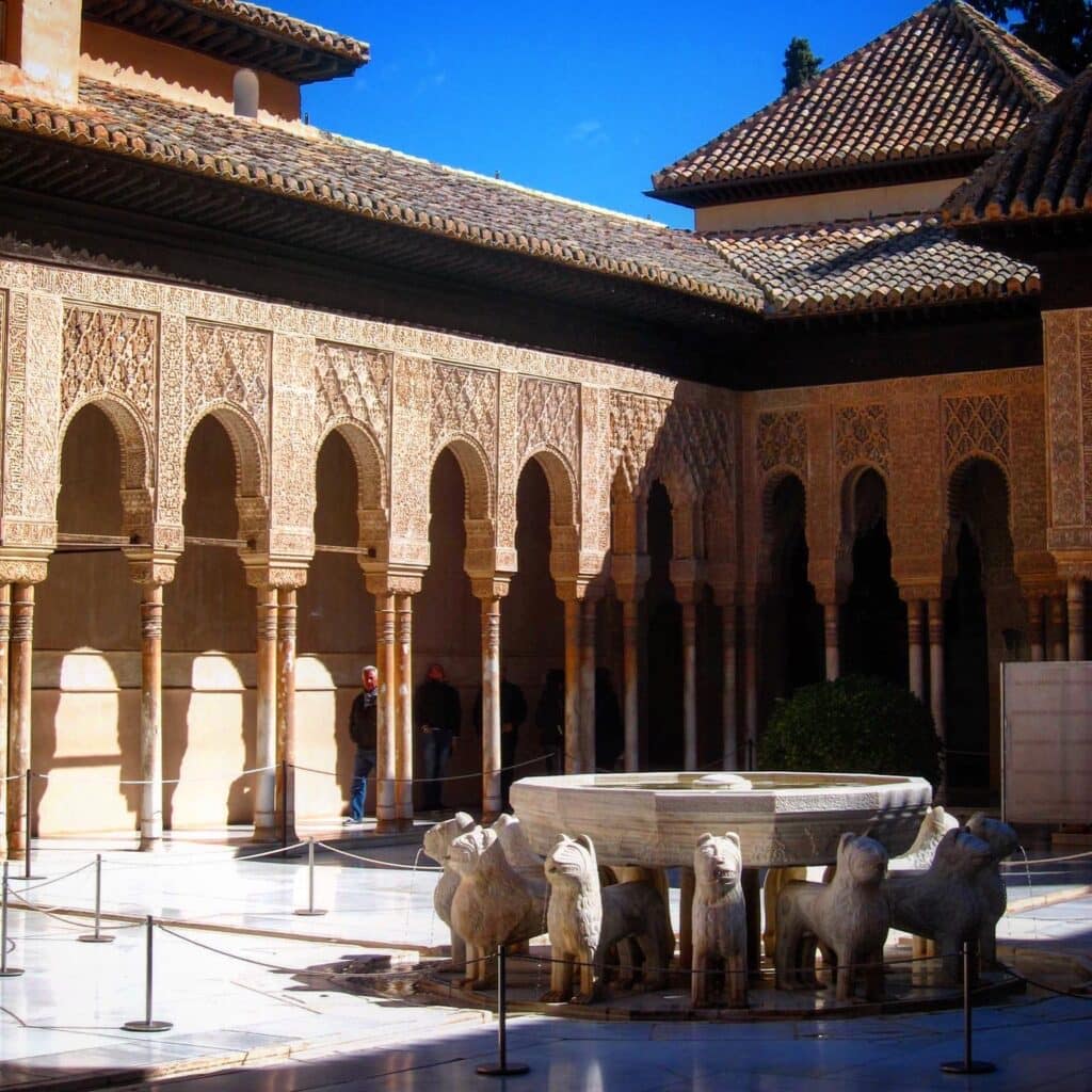 The Lion Patio in the Alhambra